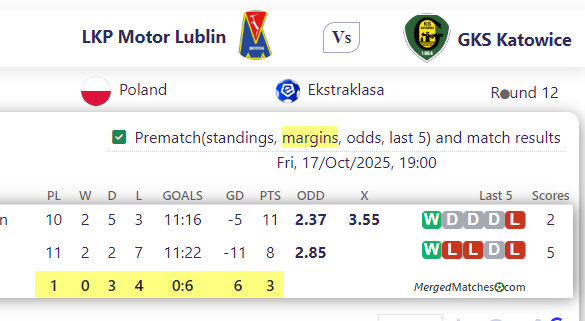 LKP Motor Lublin Vs GKS Katowice screenshot