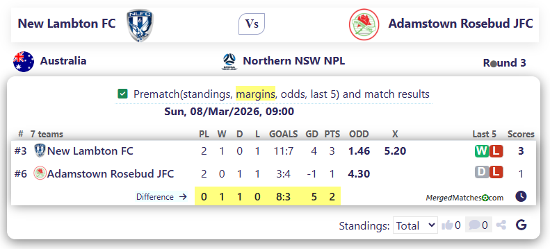 New Lambton FC Vs Adamstown Rosebud JFC screenshot