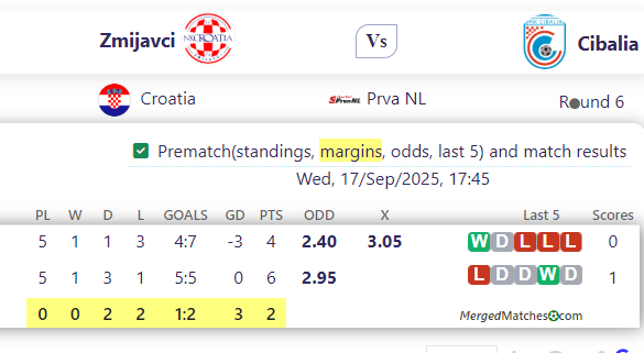 Zmijavci Vs Cibalia screenshot