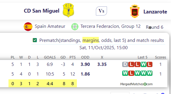 CD San Miguel Vs Lanzarote screenshot