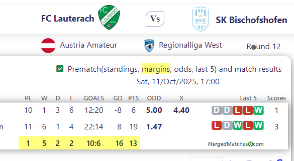 FC Lauterach Vs SK Bischofshofen screenshot