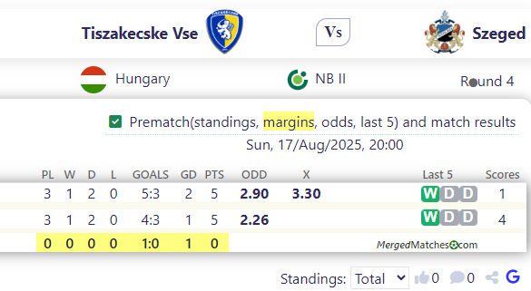 Tiszakecske Vs e Vs Szeged screenshot