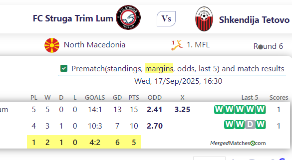 FC Struga Trim Lum Vs Shkendija Tetovo screenshot