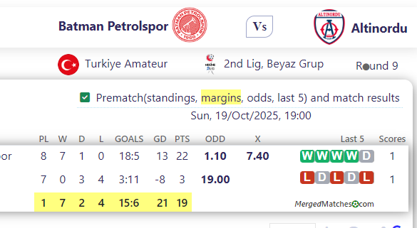 Batman Petrolspor Vs Altinordu screenshot