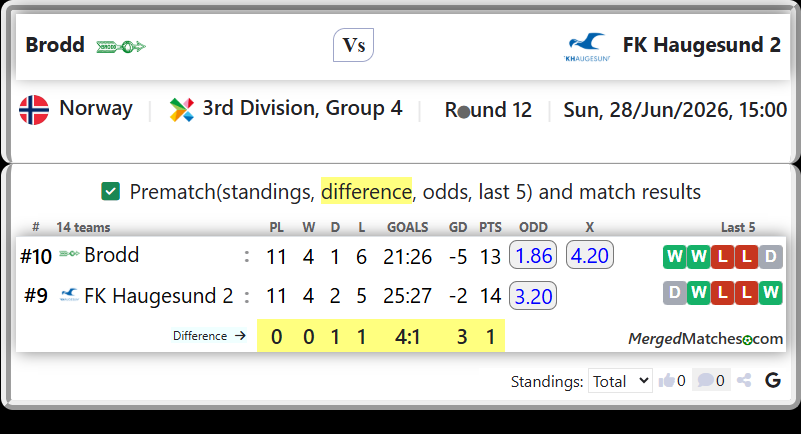 Brodd Vs FK Haugesund 2 screenshot