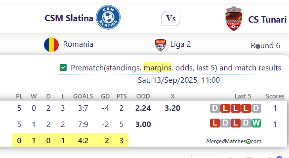 CSM Slatina Vs CS Tunari screenshot