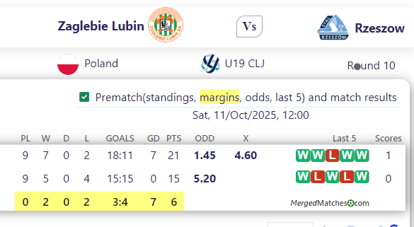 Zaglebie Lubin Vs Rzeszow screenshot
