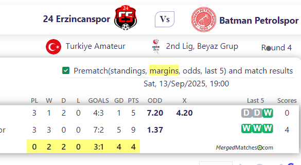 24 Erzincanspor Vs Batman Petrolspor screenshot