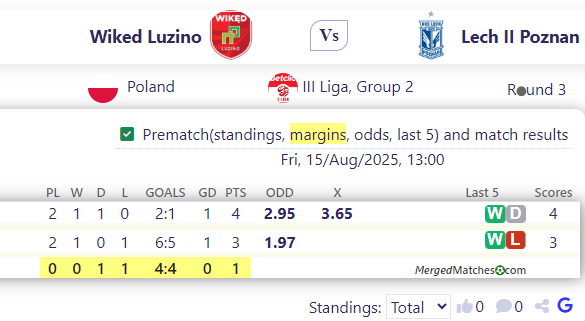 Wiked Luzino Vs Lech II Poznan screenshot