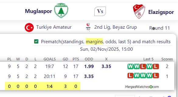 Muglaspor Vs Elazigspor screenshot