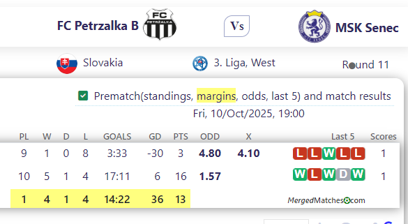 FC Petrzalka B Vs MSK Senec screenshot