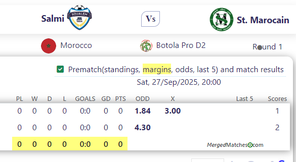 Salmi Vs St. Marocain screenshot