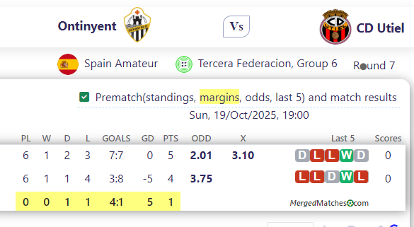 Ontinyent Vs CD Utiel screenshot
