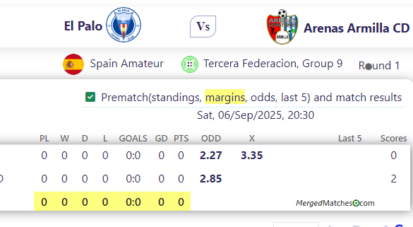 El Palo Vs Arenas Armilla CD screenshot