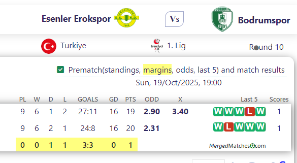 Esenler Erokspor Vs Bodrumspor screenshot
