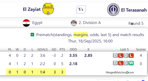 El Zayiat Vs El Terasanah screenshot