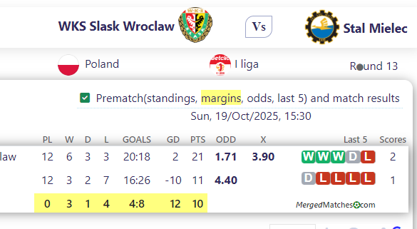 WKS Slask Wroclaw Vs Stal Mielec screenshot