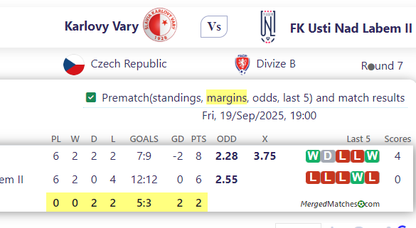 Karlovy Vary Vs FK Usti Nad Labem II screenshot