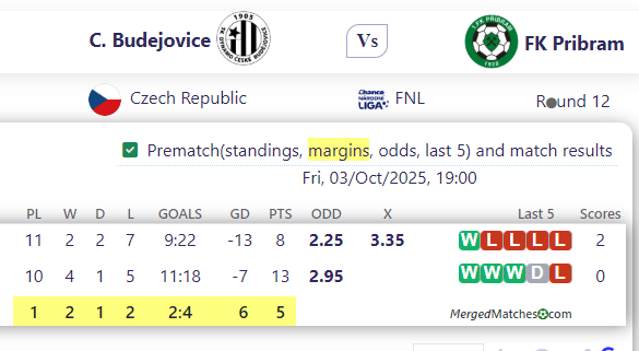 C. Budejovice Vs FK Pribram screenshot