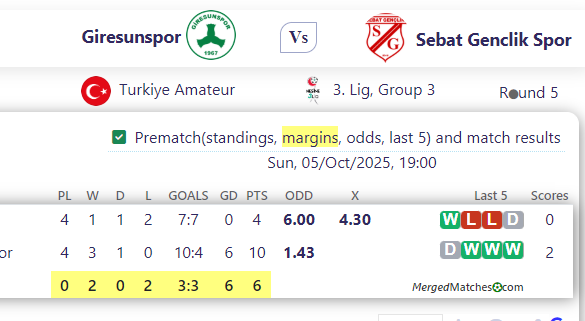 Giresunspor Vs Sebat Genclik Spor screenshot