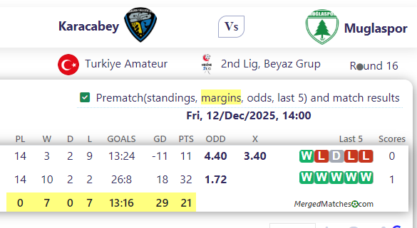 Karacabey Vs Muglaspor screenshot