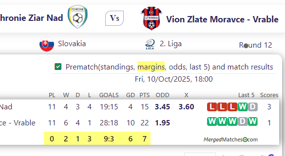 FK Pohronie Ziar Nad Vs Vion Zlate Moravce - Vrable screenshot