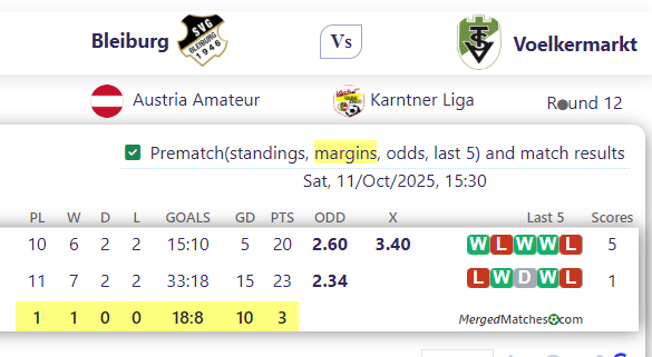 Bleiburg Vs Voelkermarkt screenshot
