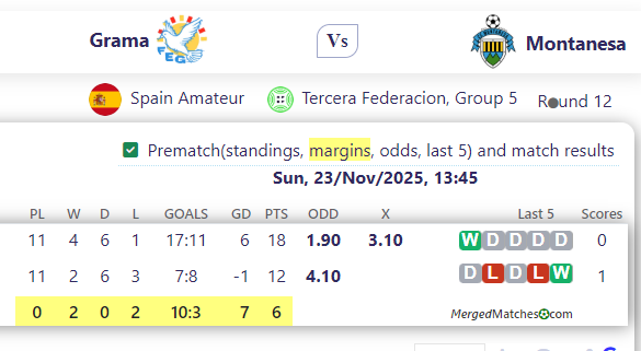 Grama Vs Montanesa screenshot