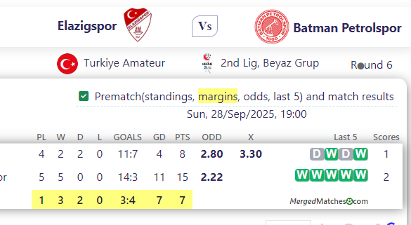 Elazigspor Vs Batman Petrolspor screenshot
