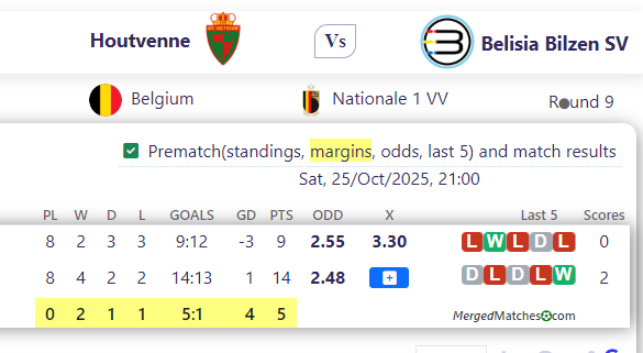 Houtvenne Vs Belisia Bilzen SV screenshot