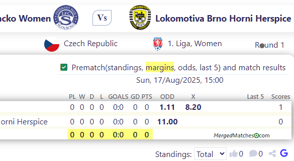 Slovacko Women Vs Lokomotiva Brno Horni Herspice screenshot