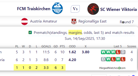 FCM Traiskirchen Vs SC Wiener Viktoria screenshot