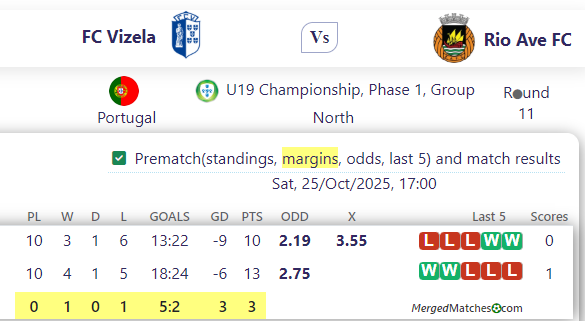 FC Vizela Vs Rio Ave FC screenshot
