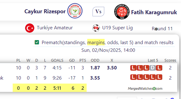 Caykur Rizespor Vs Fatih Karagumruk screenshot