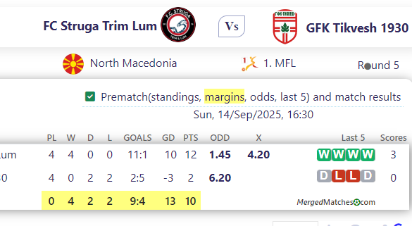 FC Struga Trim Lum Vs GFK Tikvesh 1930 screenshot
