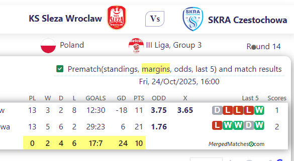 KS Sleza Wroclaw Vs SKRA Czestochowa screenshot