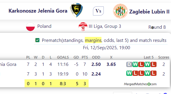 Karkonosze Jelenia Gora Vs Zaglebie Lubin II screenshot