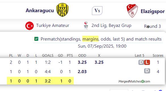 Ankaragucu Vs Elazigspor screenshot