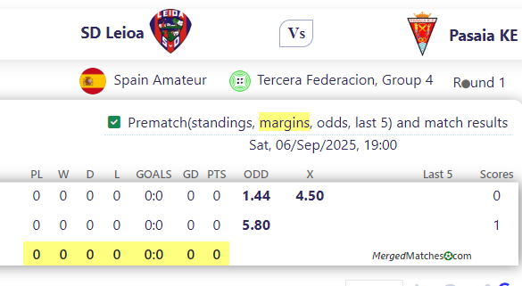 SD Leioa Vs Pasaia KE screenshot