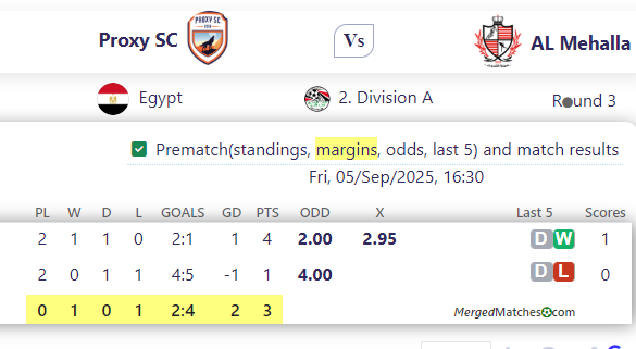 Proxy SC Vs AL Mehalla screenshot