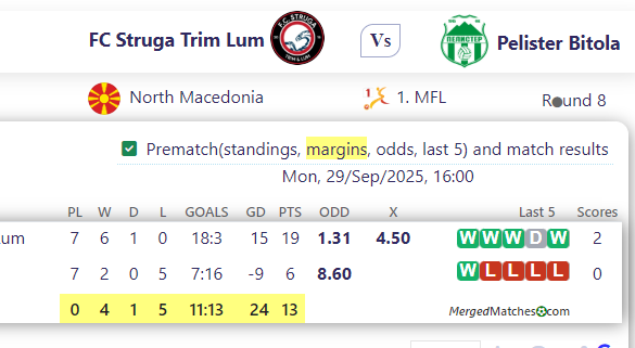 FC Struga Trim Lum Vs Pelister Bitola screenshot