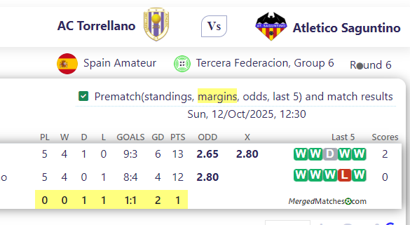 AC Torrellano Vs Atletico Saguntino screenshot