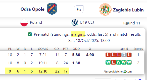 Odra Opole Vs Zaglebie Lubin screenshot