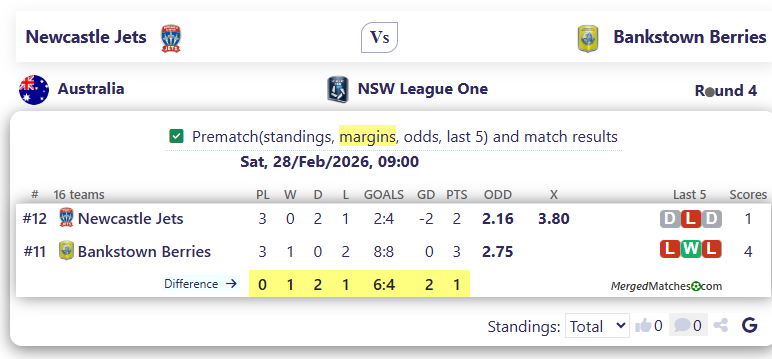 Newcastle Jets Vs Bankstown Berries screenshot