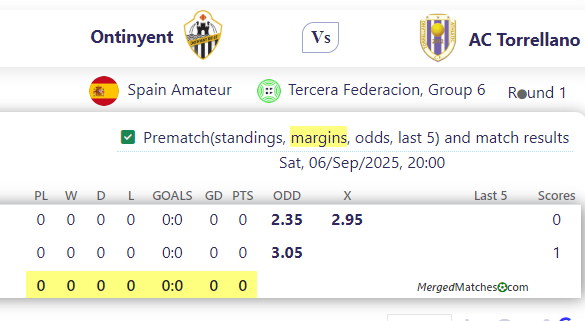 Ontinyent Vs AC Torrellano screenshot