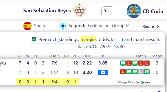 San Sebastian Reyes Vs CD Coria screenshot
