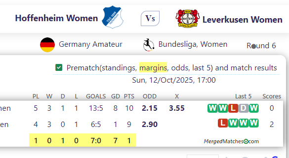 Hoffenheim Women Vs Leverkusen Women screenshot